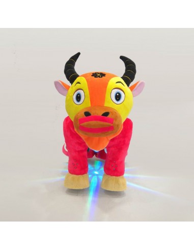Os Gele Oranje Pluche Elektrische... Os Gele Oranje Pluche Elektrische...