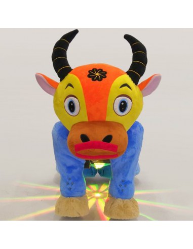 Os Gele Oranje Pluche Elektrische... Os Gele Oranje Pluche Elektrische...