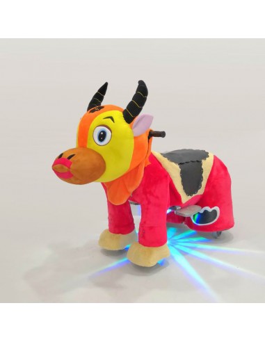 Os Gele Oranje Pluche Elektrische... Os Gele Oranje Pluche Elektrische...
