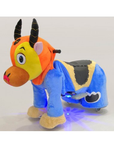 Os Gele Oranje Pluche Elektrische... Os Gele Oranje Pluche Elektrische...
