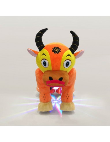 Os Gele Oranje Pluche Elektrische... Os Gele Oranje Pluche Elektrische...