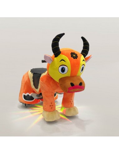 Os Gele Oranje Pluche Elektrische... Os Gele Oranje Pluche Elektrische...