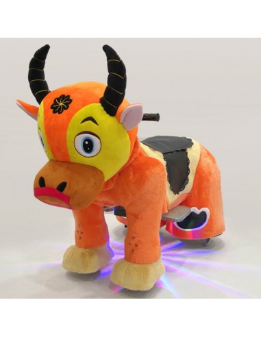 Os Gele Oranje Pluche Elektrische... Os Gele Oranje Pluche Elektrische...