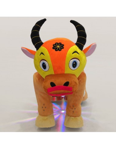 Os Gele Oranje Pluche Elektrische... Os Gele Oranje Pluche Elektrische...