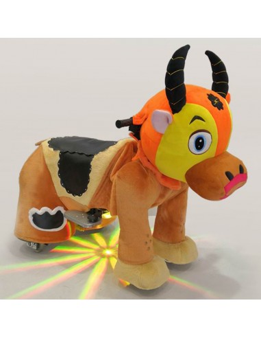 Os Gele Oranje Pluche Elektrische... Os Gele Oranje Pluche Elektrische...