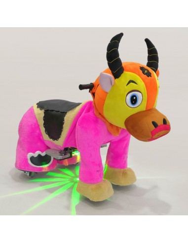 Os Gele Oranje Pluche Elektrische... Os Gele Oranje Pluche Elektrische...