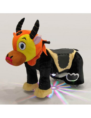Os Gele Oranje Pluche Elektrische... Os Gele Oranje Pluche Elektrische...