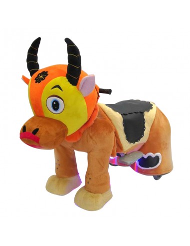 Os Gele Oranje Pluche Elektrische... Os Gele Oranje Pluche Elektrische...