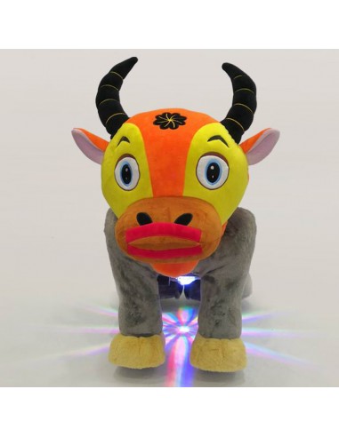 Os Gele Oranje Pluche Elektrische... Os Gele Oranje Pluche Elektrische...