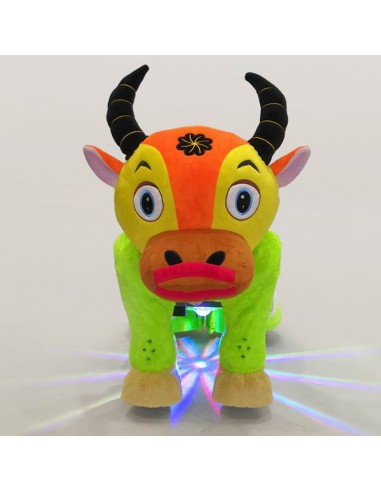 Os Gele Oranje Pluche Elektrische... Os Gele Oranje Pluche Elektrische...