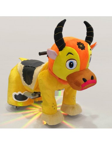 Os Gele Oranje Pluche Elektrische... Os Gele Oranje Pluche Elektrische...