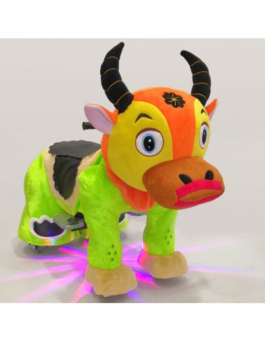 Os Gele Oranje Pluche Elektrische... Os Gele Oranje Pluche Elektrische...
