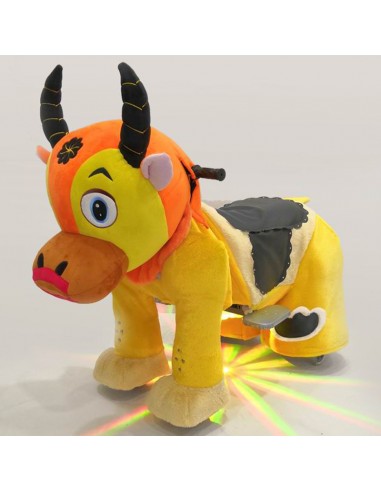 Os Gele Oranje Pluche Elektrische... Os Gele Oranje Pluche Elektrische...