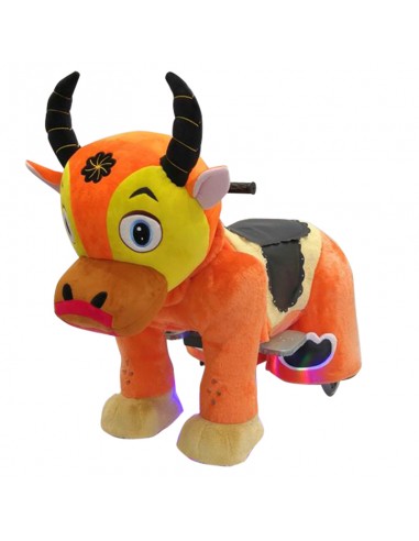 Os Gele Oranje Pluche Elektrische... Os Gele Oranje Pluche Elektrische...