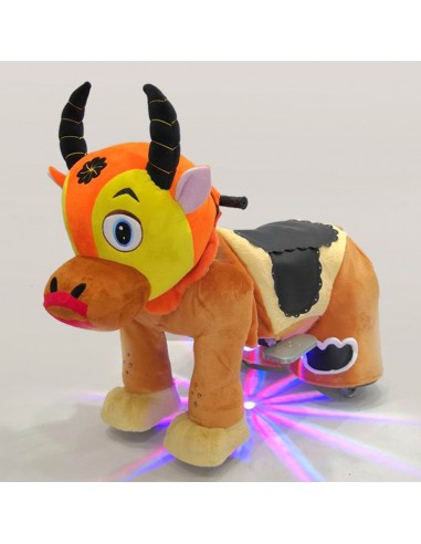 Os Gele Oranje Pluche Elektrische... Os Gele Oranje Pluche Elektrische...