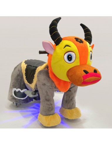 Os Gele Oranje Pluche Elektrische... Os Gele Oranje Pluche Elektrische...