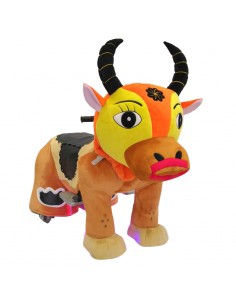 Gele Oranje Os Pluche...