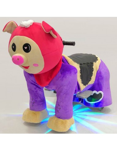 Red Pig Plush Electric Walking Animal...