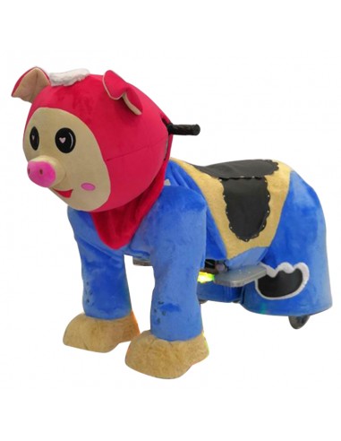 Red Pig Plush Electric Walking Animal...