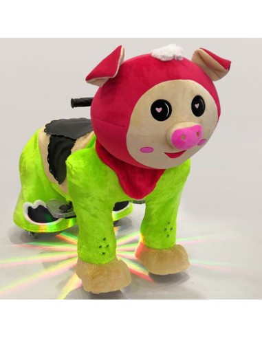 Red Pig Plush Electric Walking Animal...