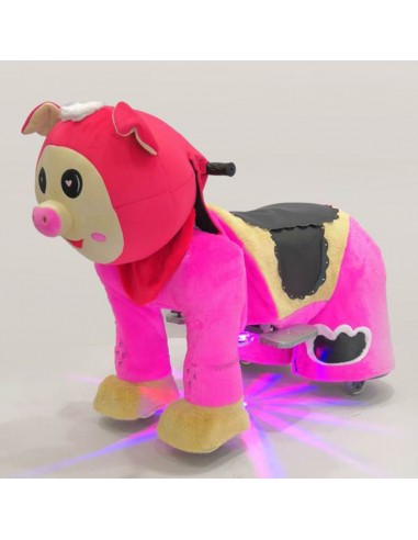 Red Pig Plush Electric Walking Animal...
