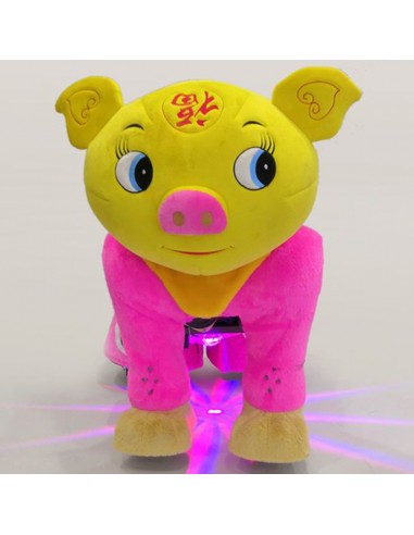 Gele Vark Pluche Elektrische Lopen... Gele Vark Pluche Elektrische Lopen...