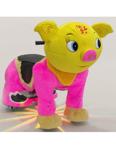 Gele Vark Pluche Elektrische Lopen... Gele Vark Pluche Elektrische Lopen...