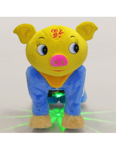 Gele Vark Pluche Elektrische Lopen... Gele Vark Pluche Elektrische Lopen...