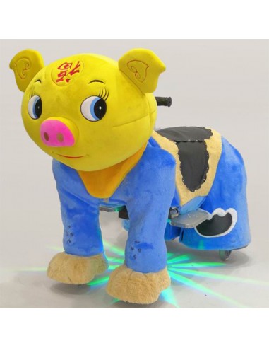 Gele Vark Pluche Elektrische Lopen... Gele Vark Pluche Elektrische Lopen...