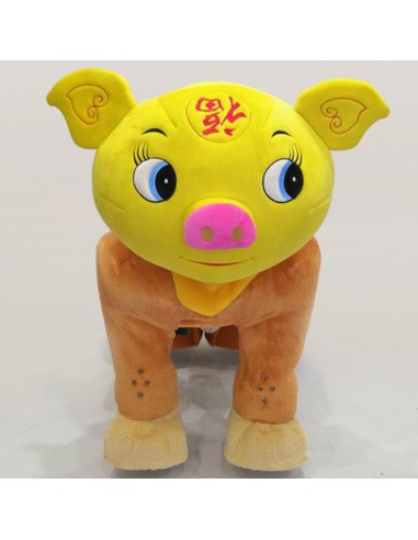 Gele Vark Pluche Elektrische Lopen... Gele Vark Pluche Elektrische Lopen...