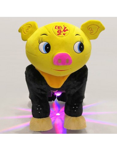 Gele Vark Pluche Elektrische Lopen... Gele Vark Pluche Elektrische Lopen...