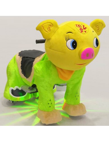 Gele Vark Pluche Elektrische Lopen... Gele Vark Pluche Elektrische Lopen...