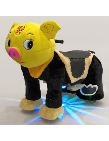 Gele Vark Pluche Elektrische Lopen... Gele Vark Pluche Elektrische Lopen...