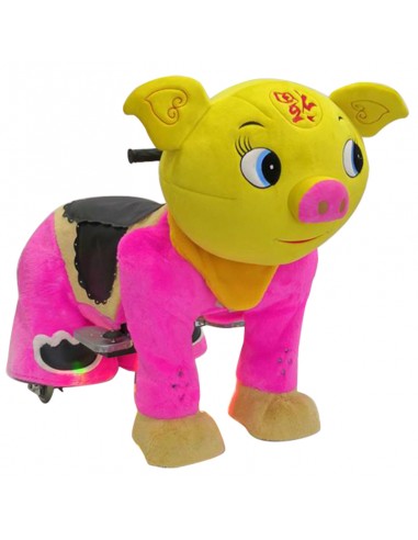 Gele Vark Pluche Elektrische Lopen... Gele Vark Pluche Elektrische Lopen...