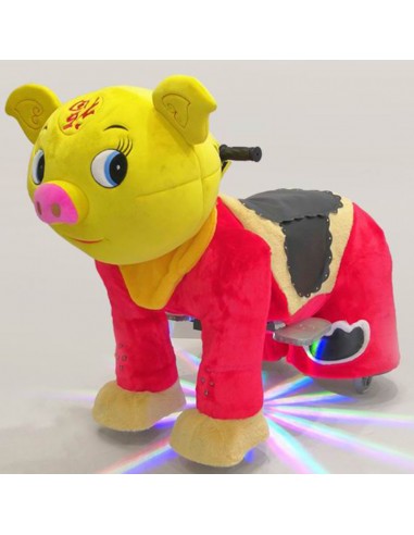 Gele Vark Pluche Elektrische Lopen... Gele Vark Pluche Elektrische Lopen...