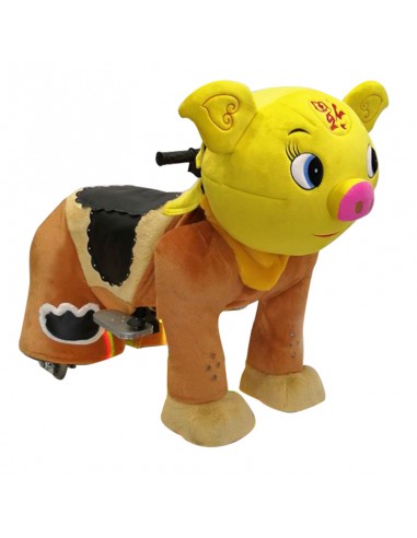 Gele Vark Pluche Elektrische Lopen... Gele Vark Pluche Elektrische Lopen...