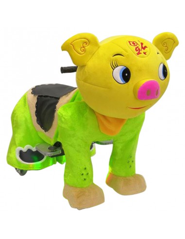 Gele Vark Pluche Elektrische Lopen... Gele Vark Pluche Elektrische Lopen...