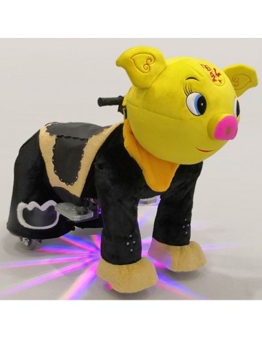 Gele Vark Pluche Elektrische Lopen... Gele Vark Pluche Elektrische Lopen...