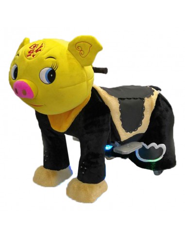 Gele Vark Pluche Elektrische Lopen... Gele Vark Pluche Elektrische Lopen...