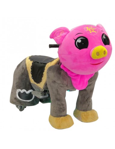 Roze Vark Pluche Elektrische Lopen... Roze Vark Pluche Elektrische Lopen...