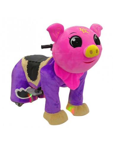 Roze Vark Pluche Elektrische Lopen... Roze Vark Pluche Elektrische Lopen...