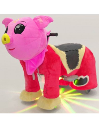 Roze Vark Pluche Elektrische Lopen... Roze Vark Pluche Elektrische Lopen...