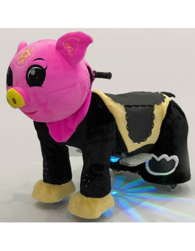 Roze Vark Pluche Elektrische Lopen... Roze Vark Pluche Elektrische Lopen...