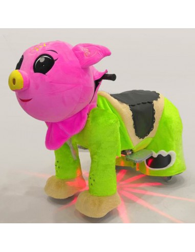Roze Vark Pluche Elektrische Lopen... Roze Vark Pluche Elektrische Lopen...