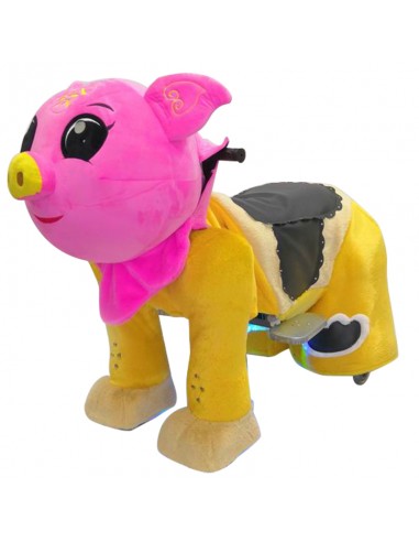 Roze Vark Pluche Elektrische Lopen... Roze Vark Pluche Elektrische Lopen...