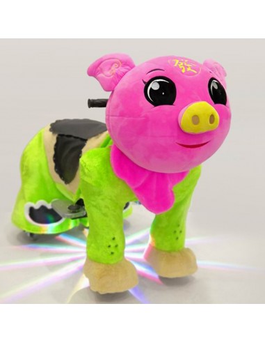 Roze Vark Pluche Elektrische Lopen... Roze Vark Pluche Elektrische Lopen...