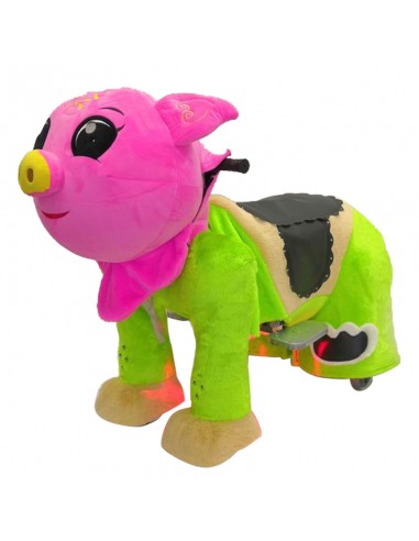 Roze Vark Pluche Elektrische Lopen... Roze Vark Pluche Elektrische Lopen...