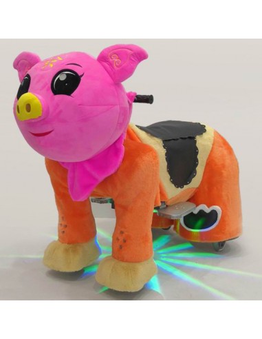Roze Vark Pluche Elektrische Lopen... Roze Vark Pluche Elektrische Lopen...