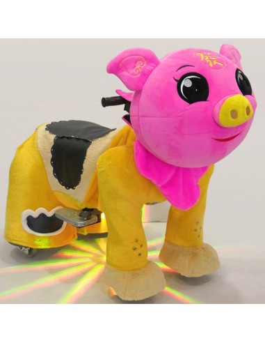 Roze Vark Pluche Elektrische Lopen... Roze Vark Pluche Elektrische Lopen...