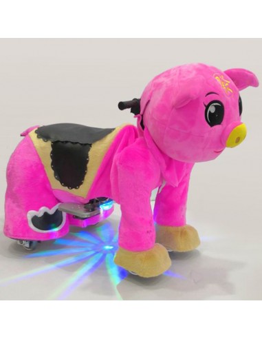 Roze Vark Pluche Elektrische Lopen... Roze Vark Pluche Elektrische Lopen...